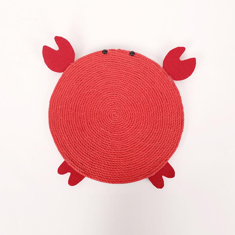 

Игрушки для домашних животных Сизалевая доска для когтей кошек Антикошачья доска для когтей Неабразивная многофункциональная когтеточка для кошек Милая 44.5*35.5cm