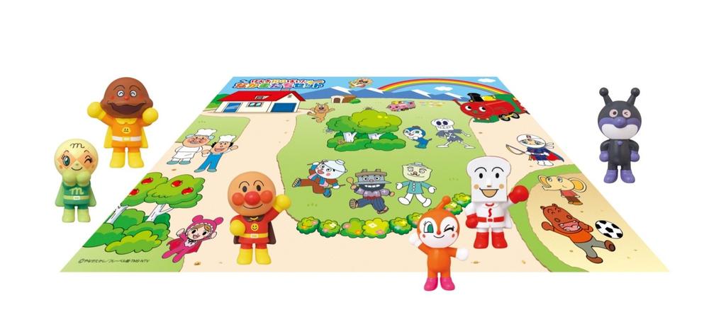 SEGA TOYS Anpanman Museum Series: 100% Genki Friends Set