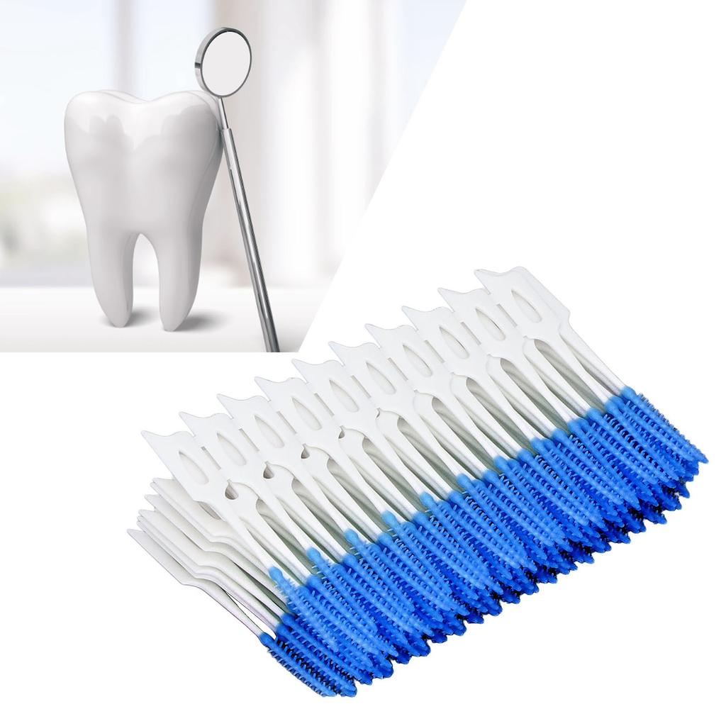 Interdental Brush Disposable Soft Dental Cleaning Floss Toothpicks for Oral Care Adults Children 160pcs