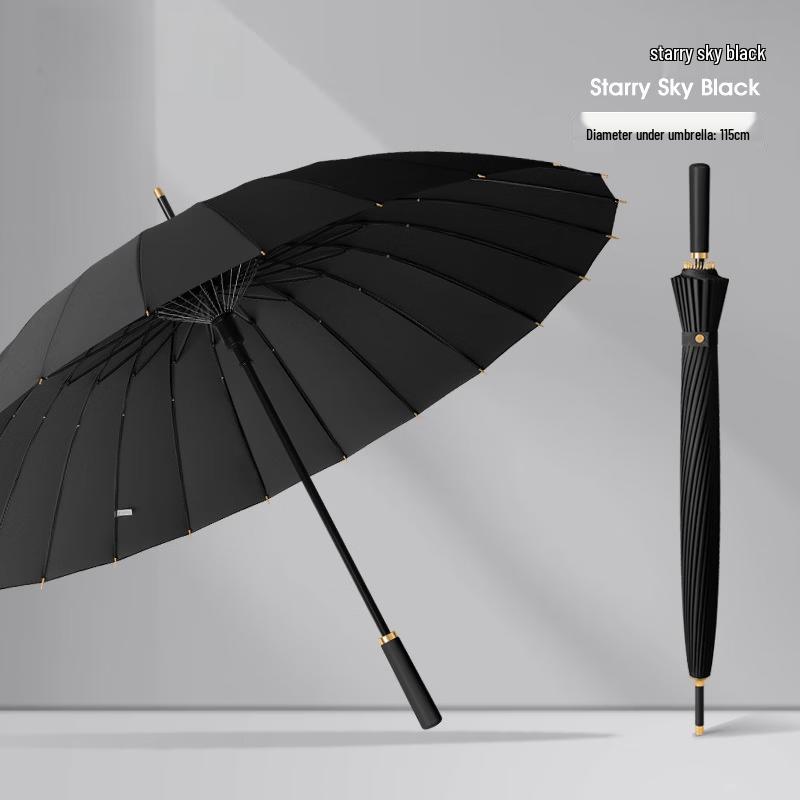 Zhuchuang Jingpin 24-Rib Long Handle Straight Umbrella