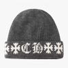 Thickened knitted hat, fashionable jacquard wool hat, small and versatile couple cold hat in autumn and winter