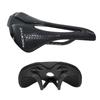 Ultra Lightweight Carbon Rail Bicycle Saddle Road Mountain Bikes Comfortable Hollow Design Leather Top
