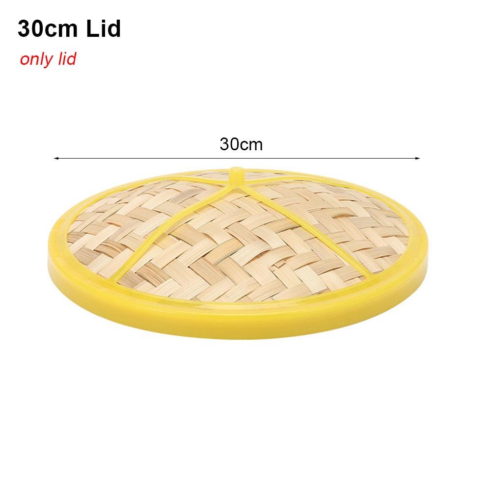 1Pcs With Lid Steamer Basket Handmade Kitchen Cookware Durable Bamboo Steamer  Chinese Food Making