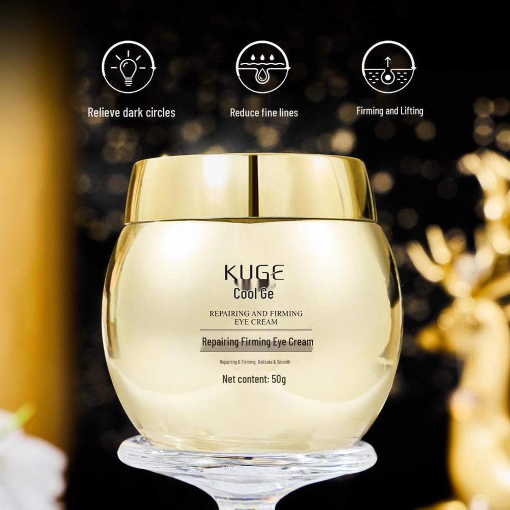 Coolge Repairing Firming Eye Cream - Reduces Fine Lines & Crow's Feet with Black Gold Formula.