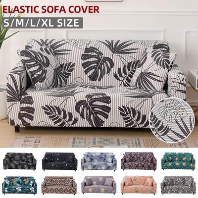 Printed Stretch Sofa Slipcovers Elastic Sofa Covers for Living Room Funda Sofa Chair Couch Cover Home Decor 1/2/3/4-seater