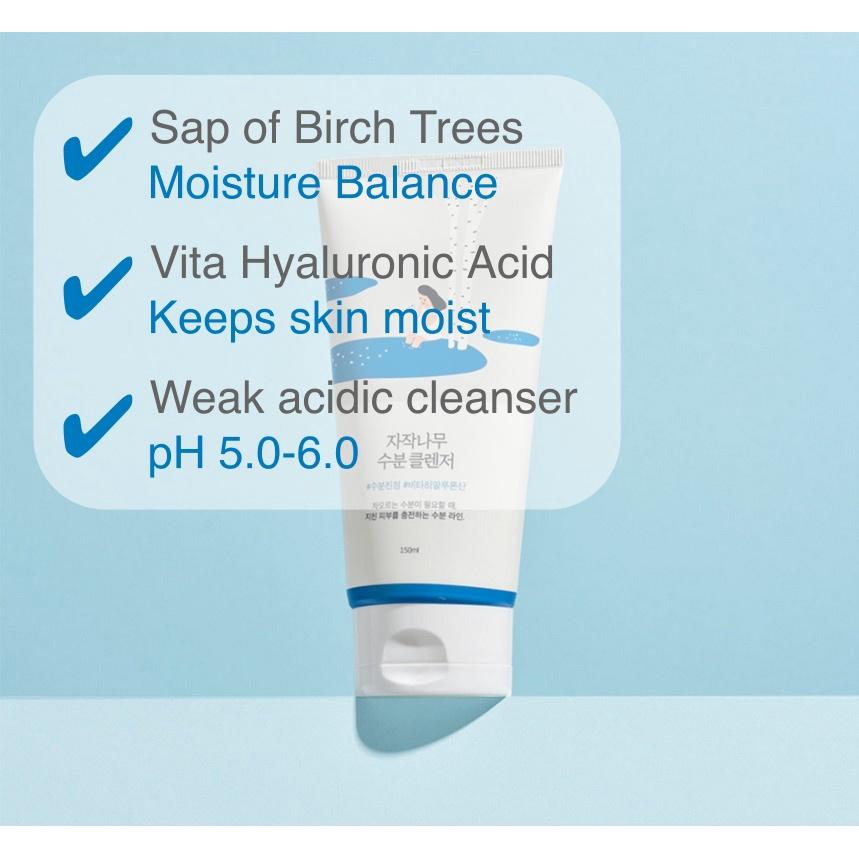 ROUND LAB Birch Juice Moisturizing Cleanser 150ml /5.07 Oz