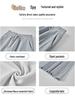 Gray A-line High Waist Women's Skirt - Spring/Autumn 2025 Tencel Hip-Hugging Mid-length with Split