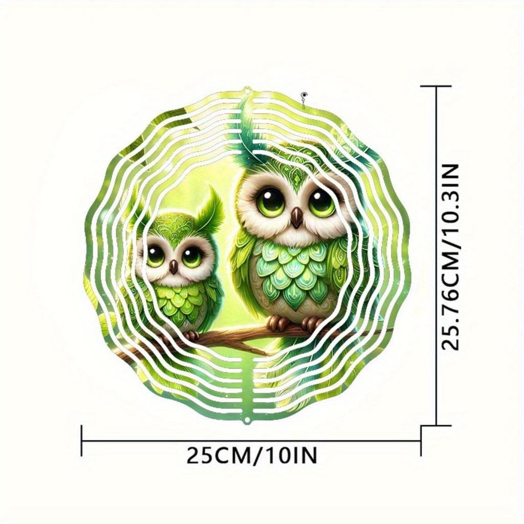 10 Inch Hanging Wind Spinner with 360 Degree Hook for Balcony Garden Decor Spring Summer Outdoor DecorationMetal Wind Chimes for Home Decor