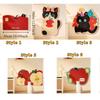 Felt Cat Scratcher Cartoon Scratching Pad Self-adhesive Cat Scratch Sticker  for Couch Walls