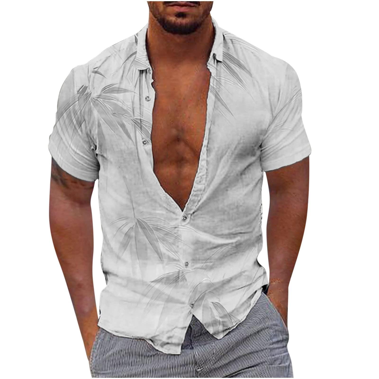 Мужская гавайская рубашка — фото 10