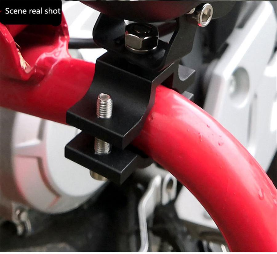 2Pcs Car Motorcycle LED Headlight Tube Fork Mount Bracket Clamp Holder 18mm-52mm