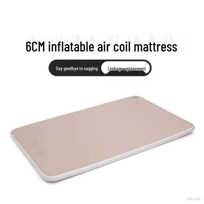 Automatic Inflatable Double Camping Mattress with Spring Coil