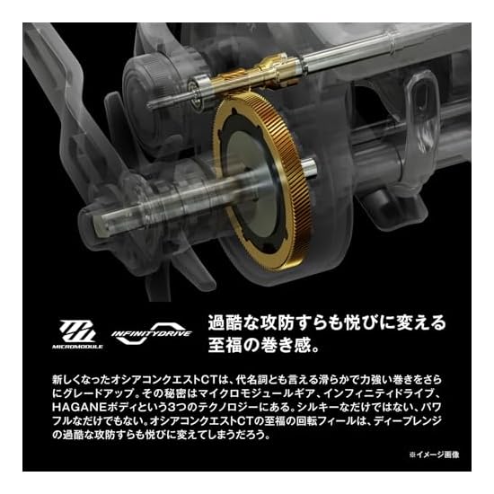 SHIMANO Baitcasting Reel 25 OCEA CONQUEST CT 201MG (Left)