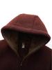 Winter Plush Hooded Jacket for Middle-aged and Elderly Women - Thickened Warm Cotton Outerwear