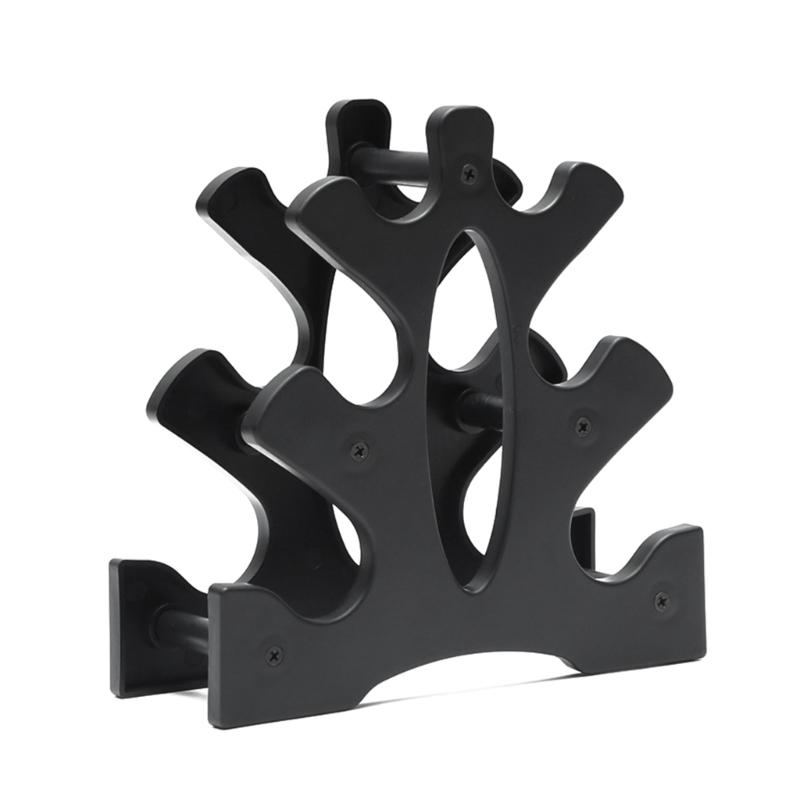 Dumbbell Rack Stand 3 Tiers Dumbbell Bracket Hand Weight Tower Stand Easy to Use