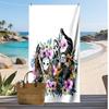 horror movie characters Printed Quick Dry Beach Towel Super Absorbent Soft Lightweight Bath Towel for Pool Summer Travel