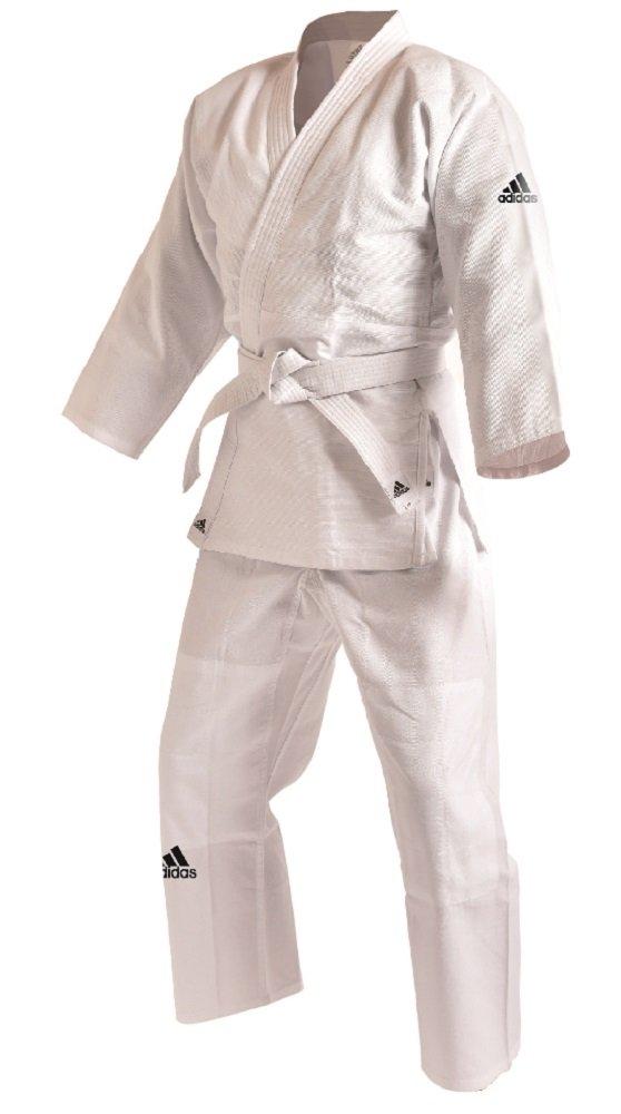Adidas Judo Uniform Black SMU Japan Top/Pants/Belt Set J350-130 White 130cm