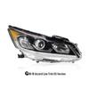 Honda Accord 16-18 Headlight Assembly: Fits 9.5th Gen, Low/High Trim, Original Front
