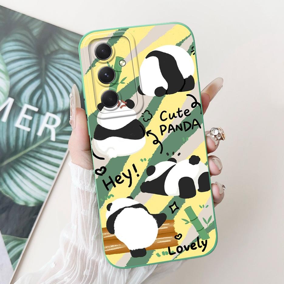 For Samsung Galaxy S23 FE Case S23 Plus Cute Panda Cartoon Cover Soft TPU Phone Case For Samsung S23 Ultra S 23 S23+ Fundas Capa