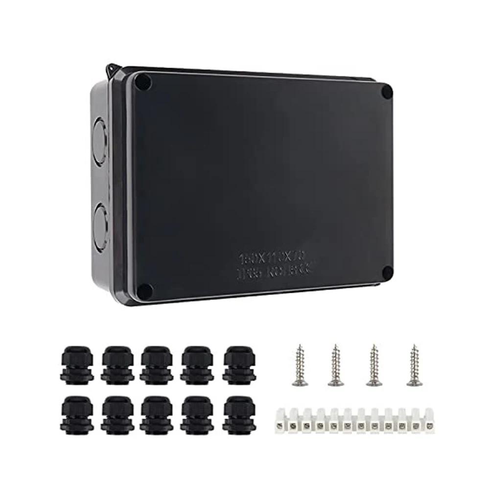 Innovative Design of an IP65 waterproof junction box suitable for multiple outdoor wiring applications size of 150 x 110 x 70 mm