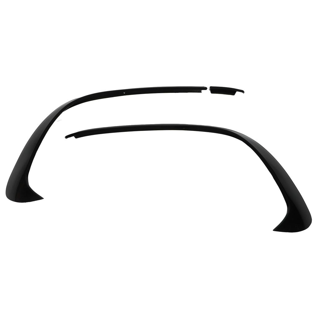 3pcs Glossy Black Front Bumper Spoiler Splitter Trim Replacement for Mercedes?Benz A?Class W176