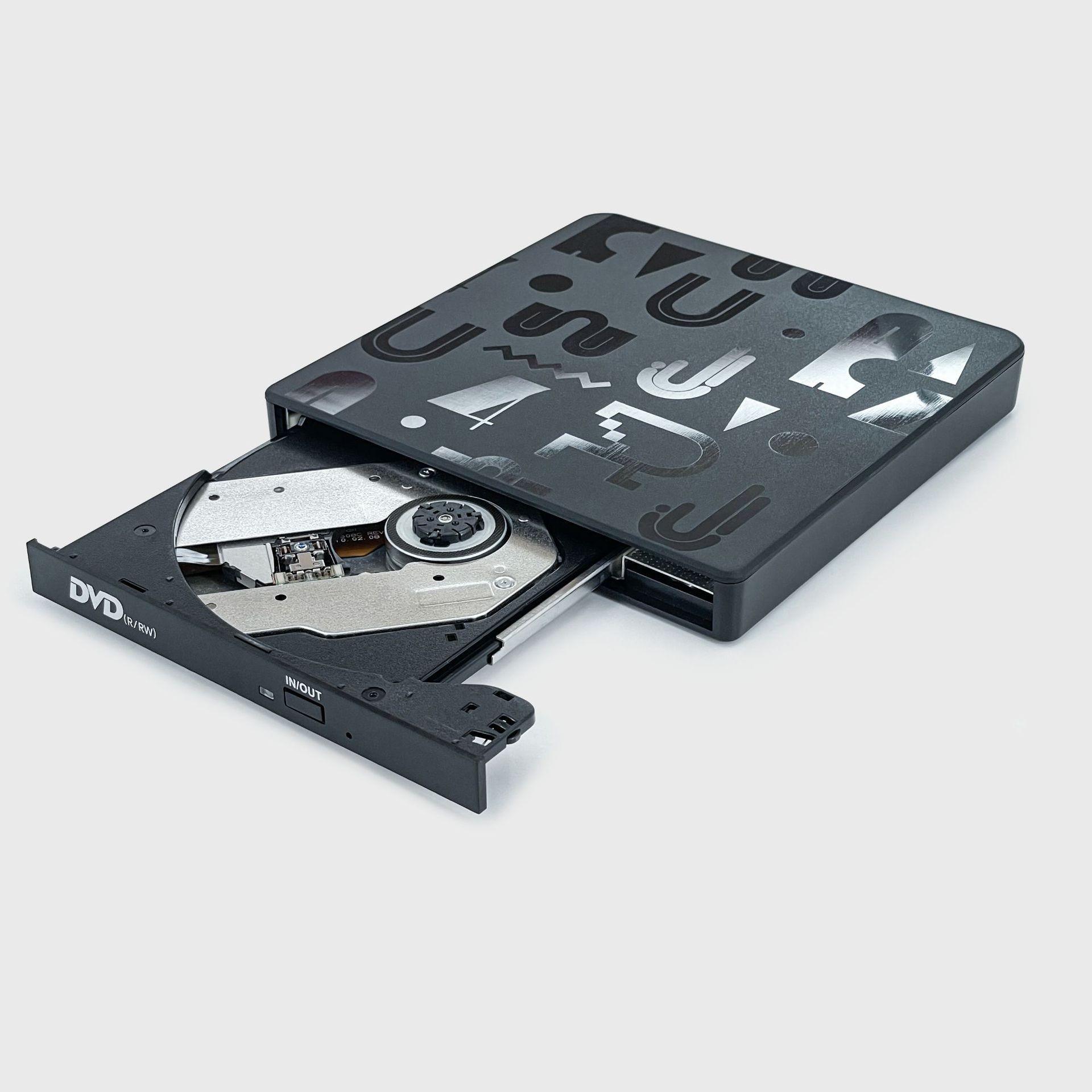 

USB 3.0 External Optical Drive: Driver-Free DVD Burner with USB-C for Laptops