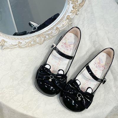 Salda un mīļa truša bantīte Lolita Lolita kurpes 2025 jaunas ikdienas daudzpusīgas Mary Jane mazas ādas kurpes