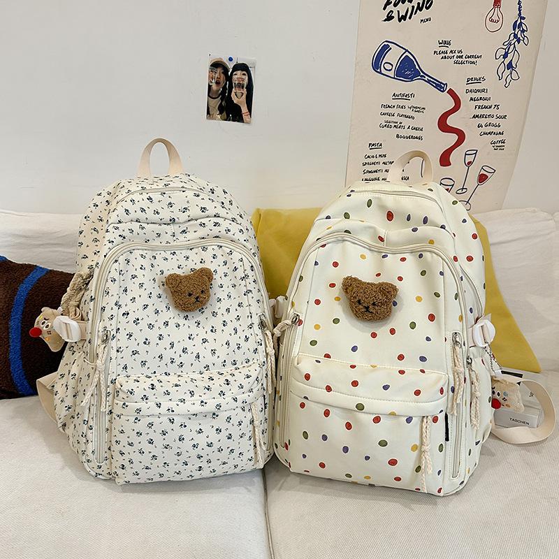 Schoolbag High Value Small Fresh Schoolbag 1011 New Junior High School Student High School Student Large Capacity Leisure Student Backpack Backpack