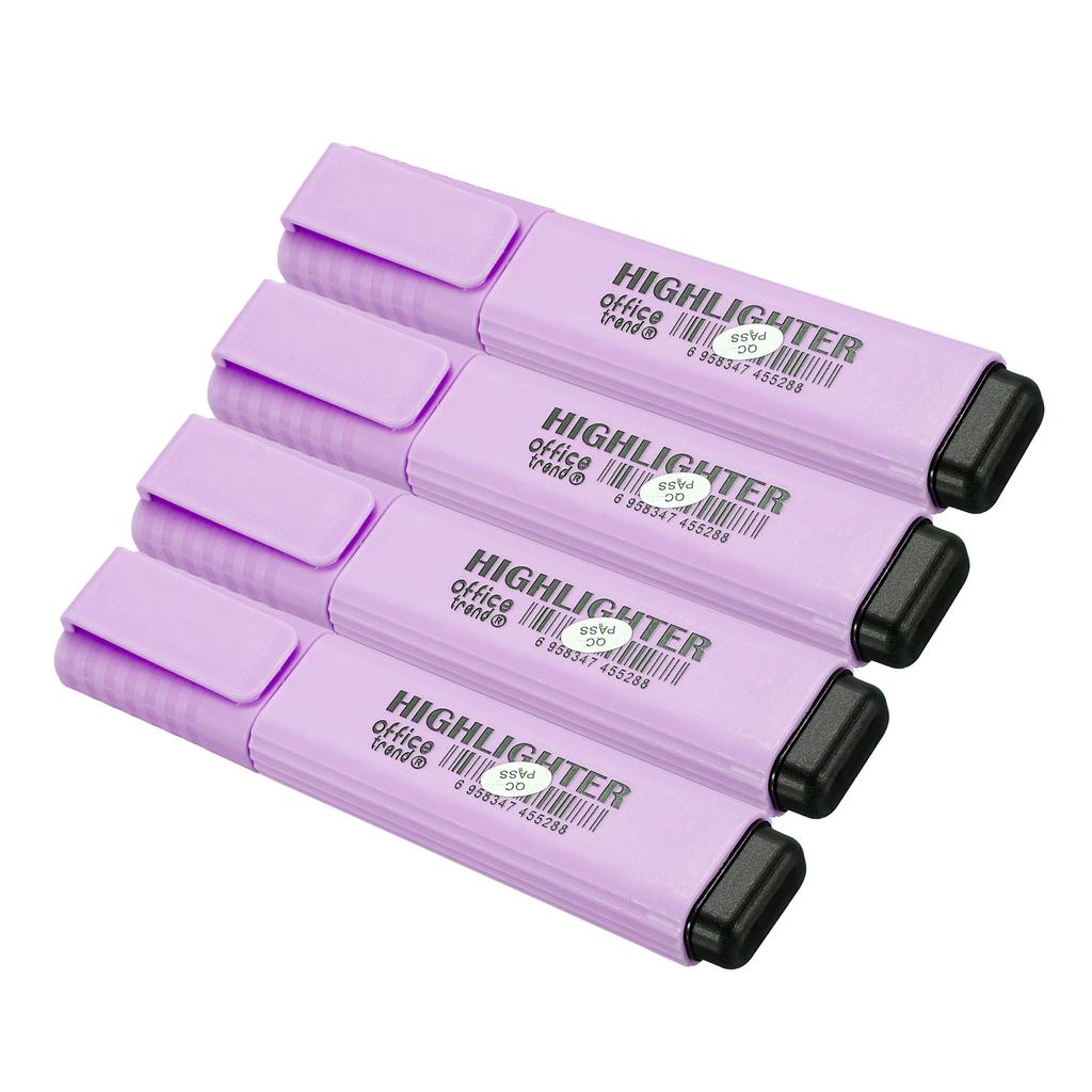 Pachet 4/6 Pixuri Highlighter Fermecătoare Uscare Rapidă Vârf Lat Marcatoare pentru Subliniere și Scris Rechizite Școlare Papetărie