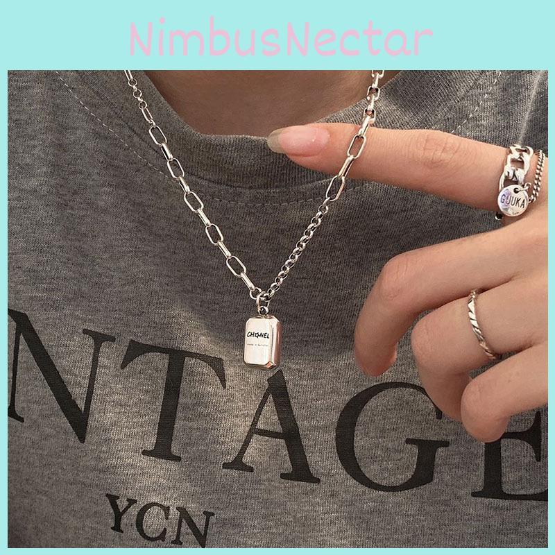 Ins Style Silver Plated Cross Crown Roman Numeral Necklace For Women Trendy Geometric Fashion Accessory
