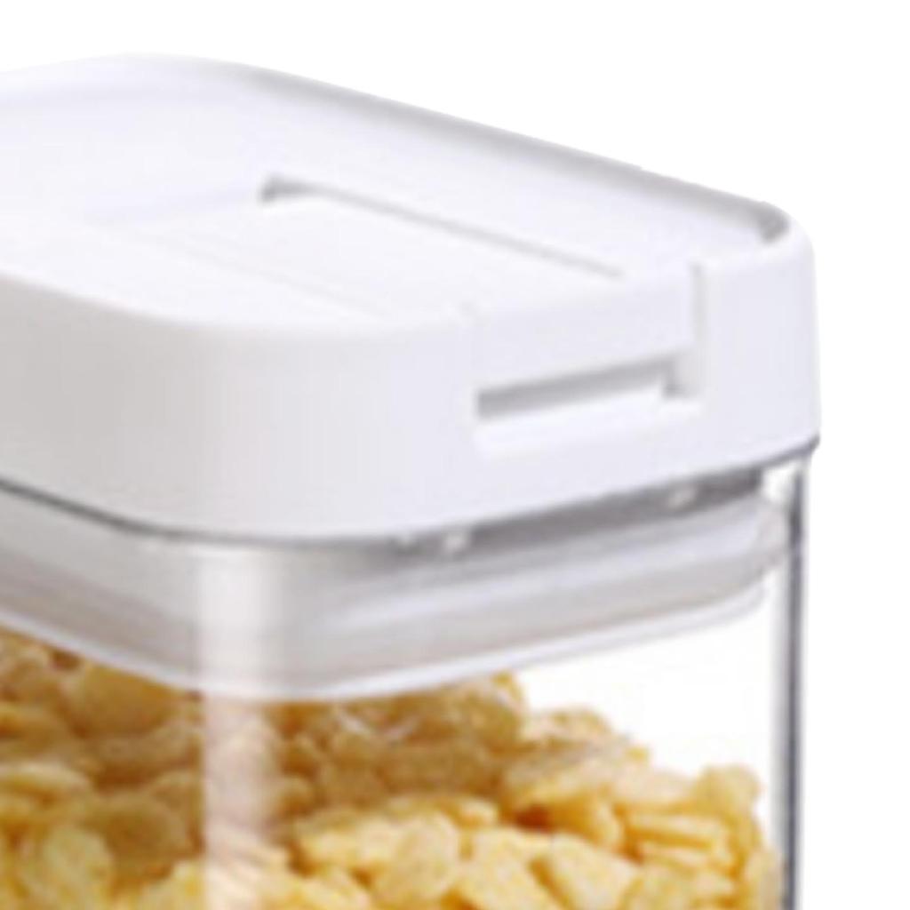 Cereal Storage Container Transparent Food Storage Sealed 800ml Cereal Storage Dispenser for Kitchen Organization