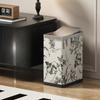 Bathroom Anti Odor Waste Bins Kitchen Garbage Bin Food Waste Disposal with Lid Stainless Household Living Room Paper Basket