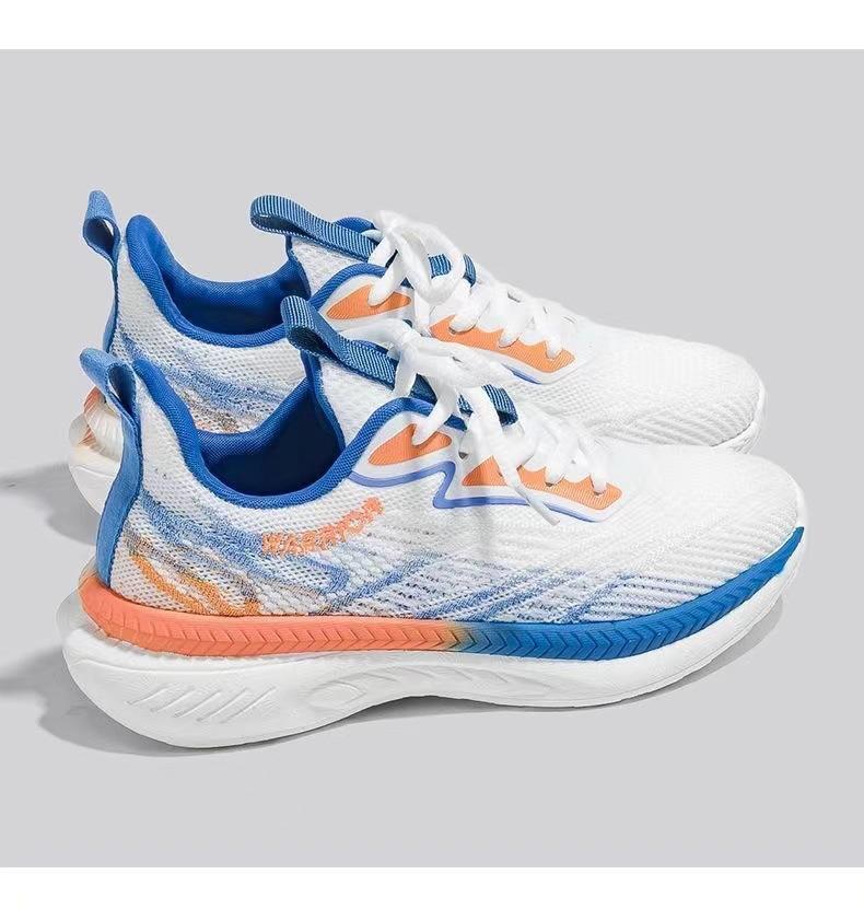 Women's Shoes Spring and Autumn New Flying Soft Sole Sports Women's Mesh Breathable Light Casual Shoes Versatile Running Shoes Women