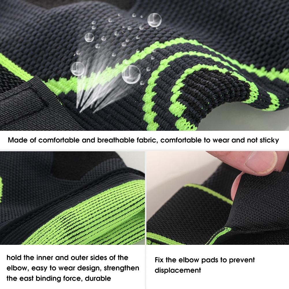Elastic Elbow Support Elbow Compression Sleeve Brace Sports Fitness Protective GuardXL