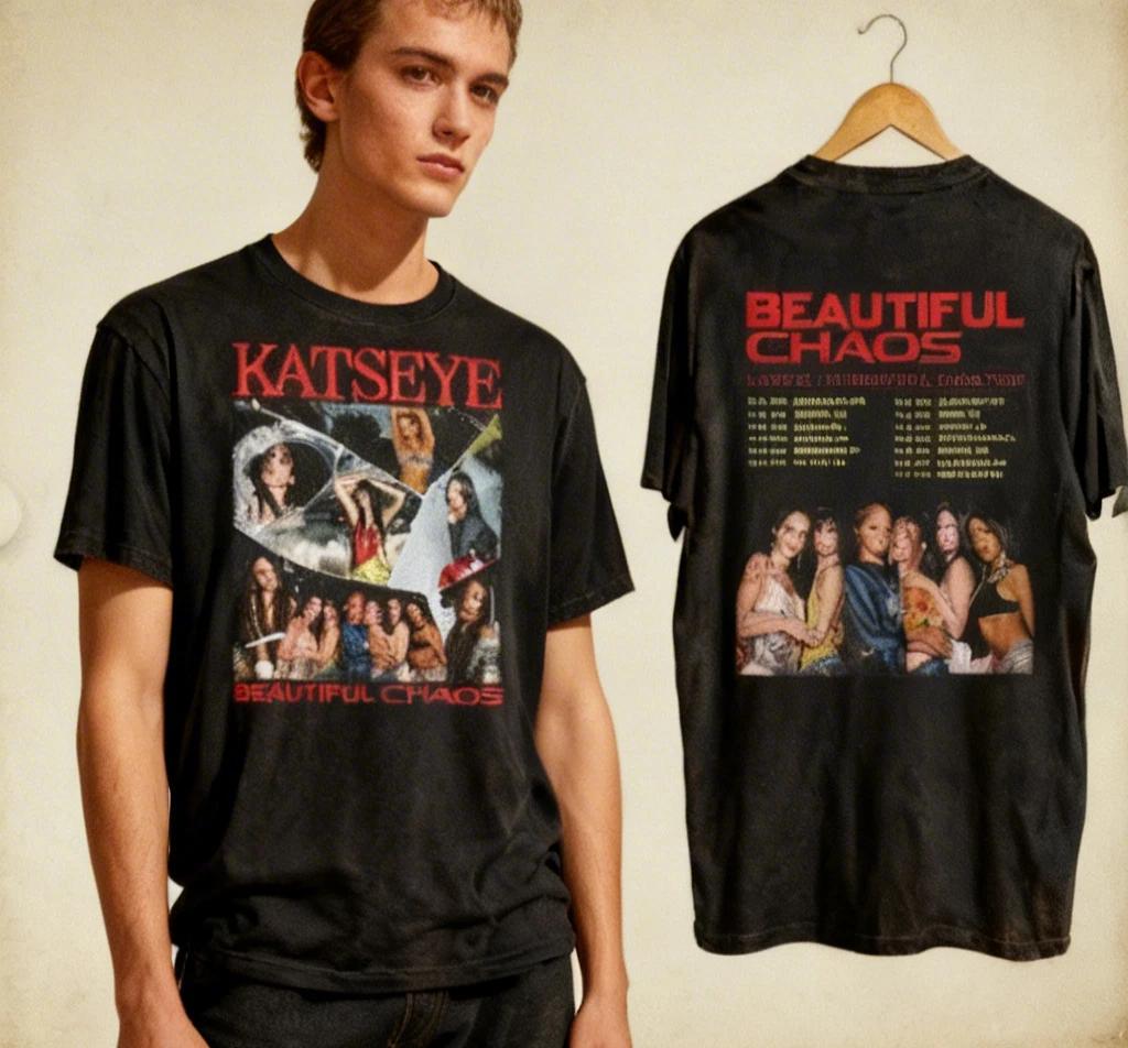 Katseye Beautiful Chaos Tour 2025 T-shirt NWT!! S