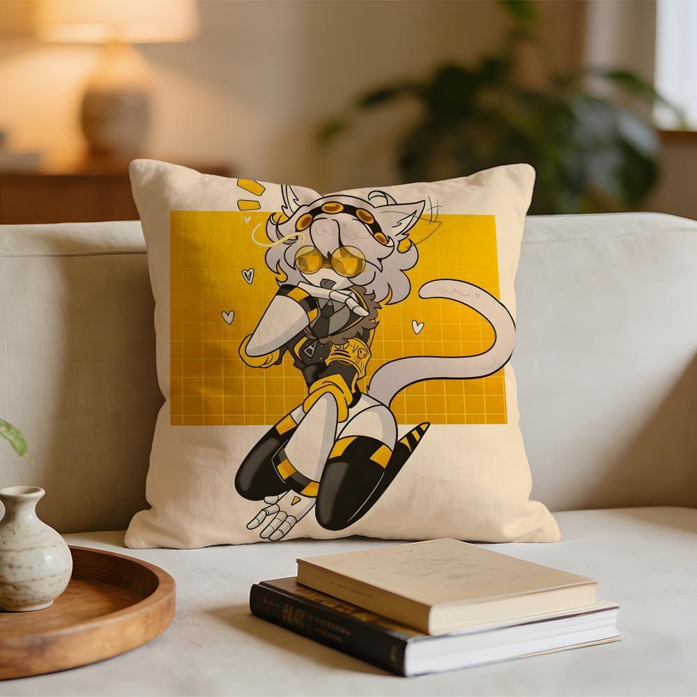 Anime MMurder Drones Cushion Cover Short plush pillowcase for bed sofa carwashable