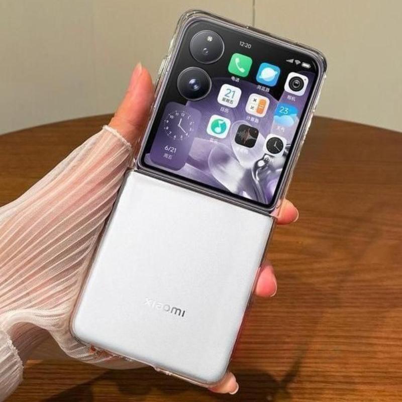 Прозрачный чехол для телефона Xiaomi Mix Flip 2, для Xiaomi Mix Flip2, прозрачная жесткая ПК-оболочка, противоударная защитная задняя крышка For Xiaomi Mix Flip чистый