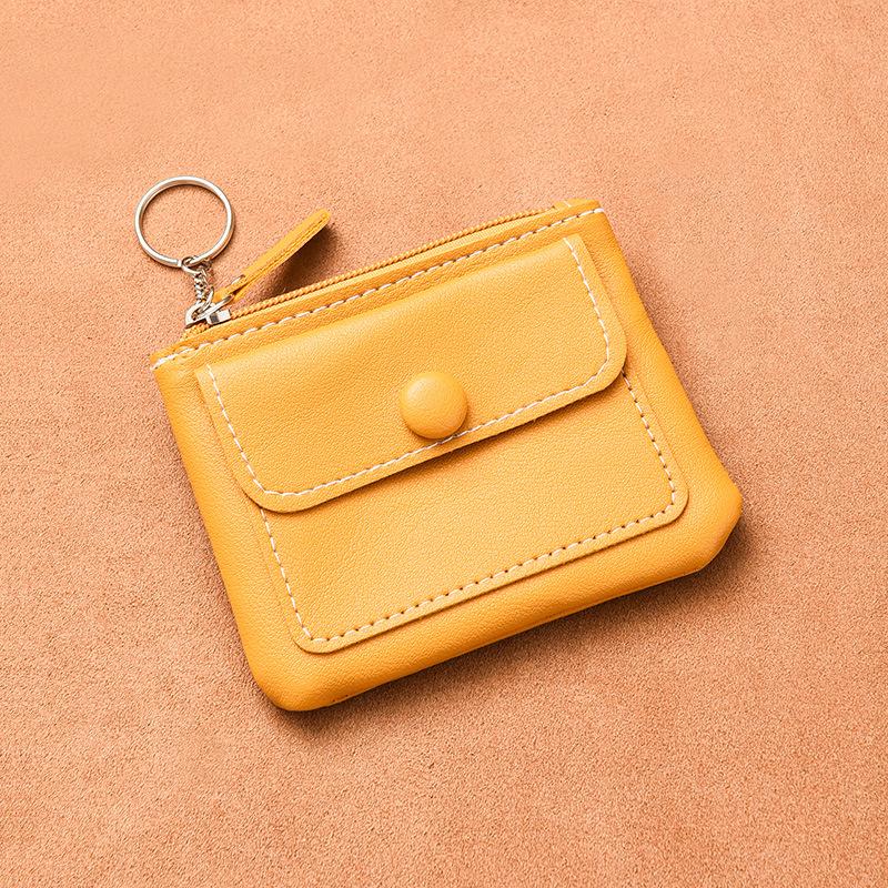 Mini Change Bag, Key Bag, Men's and Women's Short Small Wallet, Card Bag, Coin Storage Bag, Multi-functional Clutch Bag.