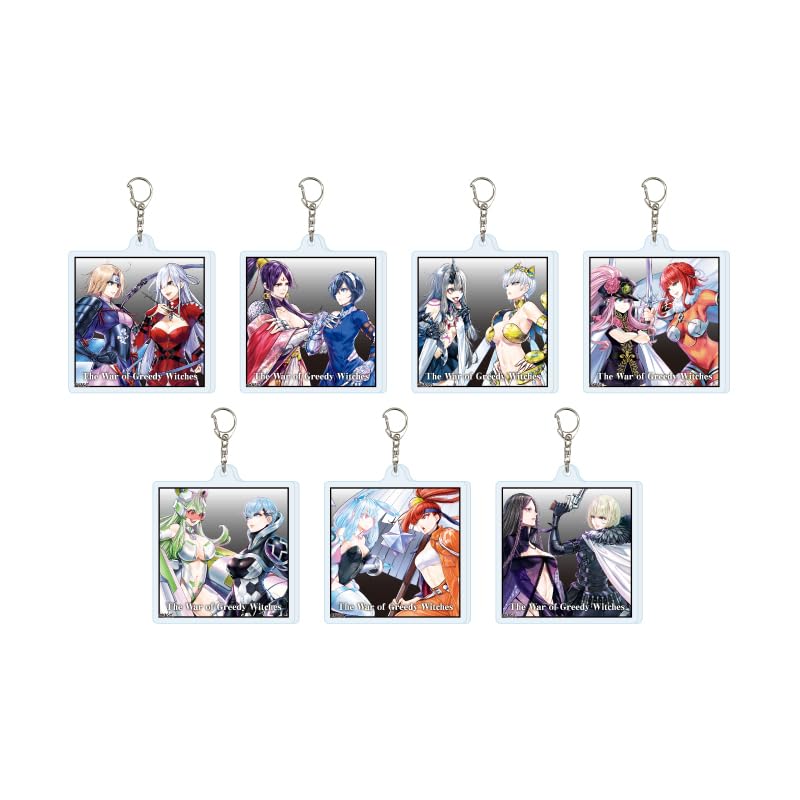 

Witch Wars 32 Talented Witches Kill Each Other 01 Acrylic Keychain Box [Official Illustration] 7-Piece