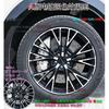 Para Zeekr X 18/19/20 polegadas 4 peças Adesivo de cubo de roda aro de roda escurecido decorativo à prova d'água adesivo de carro capa de arranhão