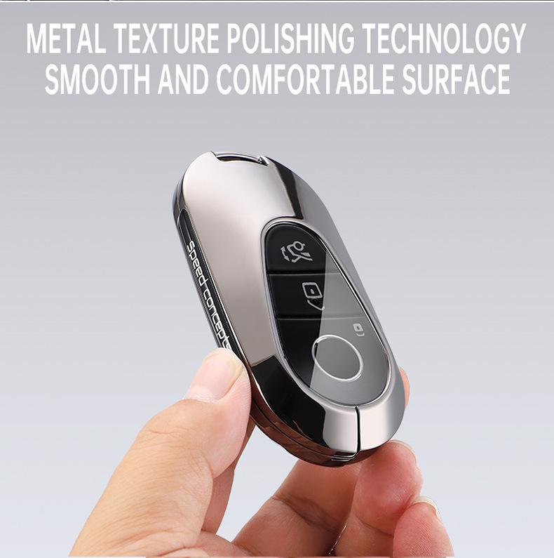 Compatible with Mercedes-Benz Key Covers: E300L, E260, C260L, GLB200, GLC300L, S-Class, GLE350.