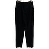 Hermes Black Wool Blend Center Pressed Straight Slacks Bottoms 38 blackUsed