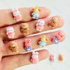 22 Pieces Of Cartoon Resin Animal Cat Nail Art Rhinestone 3D Decoration Diy Production, Suitable For Nail Art And Jewelry A151