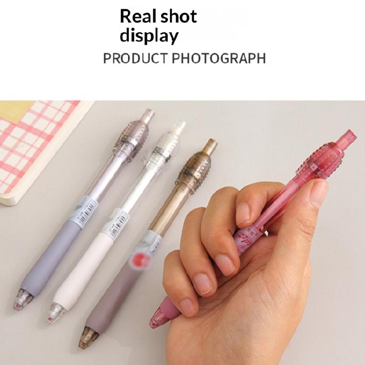 8PCS Stress Relief Retractable Gel Pen 0.5MM Tip Quick Drying Gel Pen Office Writing Tool for Journaling Note Taking