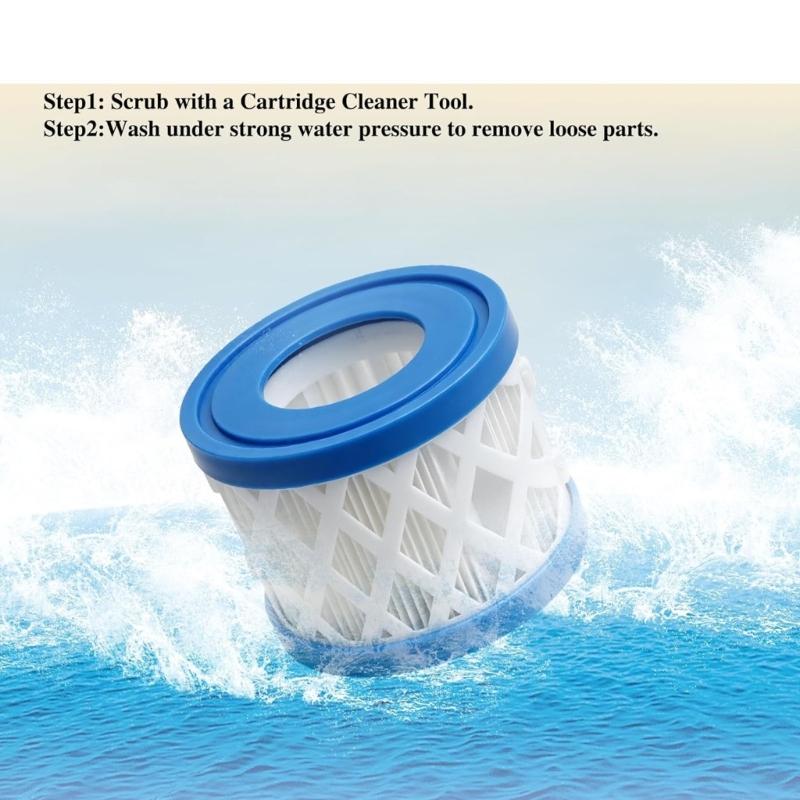Bathtub Spa Filter Cartridge Replacement Detachable Pool Filter Cartridge Inflatable Bathtub Filters for 90352E 58323 90427E