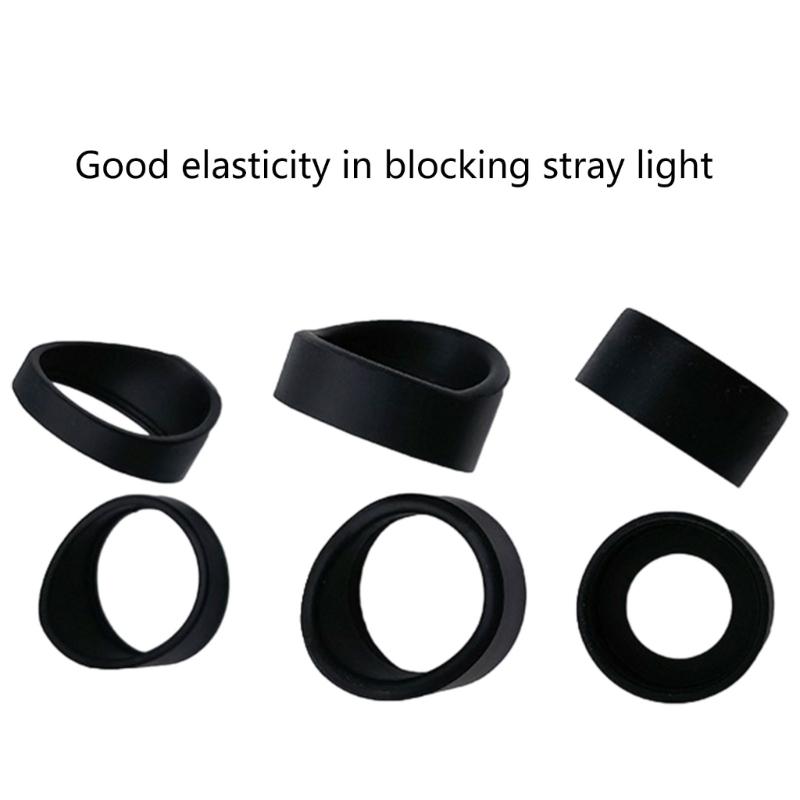 Weiche Gummi-Okular-Augenmuschel, 28mm-37mm Ferngläser Mikroskope Augenschutz-Aufsatz, Okularabdeckung für Okulare