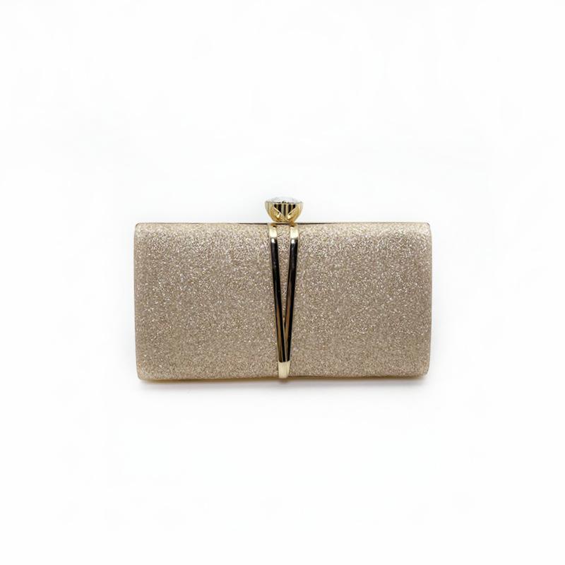 Shiny Glitter Evening Clutch Bag Women Wedding Purse Party Banquet Handbag Lady Elegant Daily Club Chain Crossbody Shoulder Bag