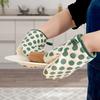 1Pc Thick Cotton Oven Glove Heat Resistant Mitt for Microwave Baking Non-Slip Kitchen Glove