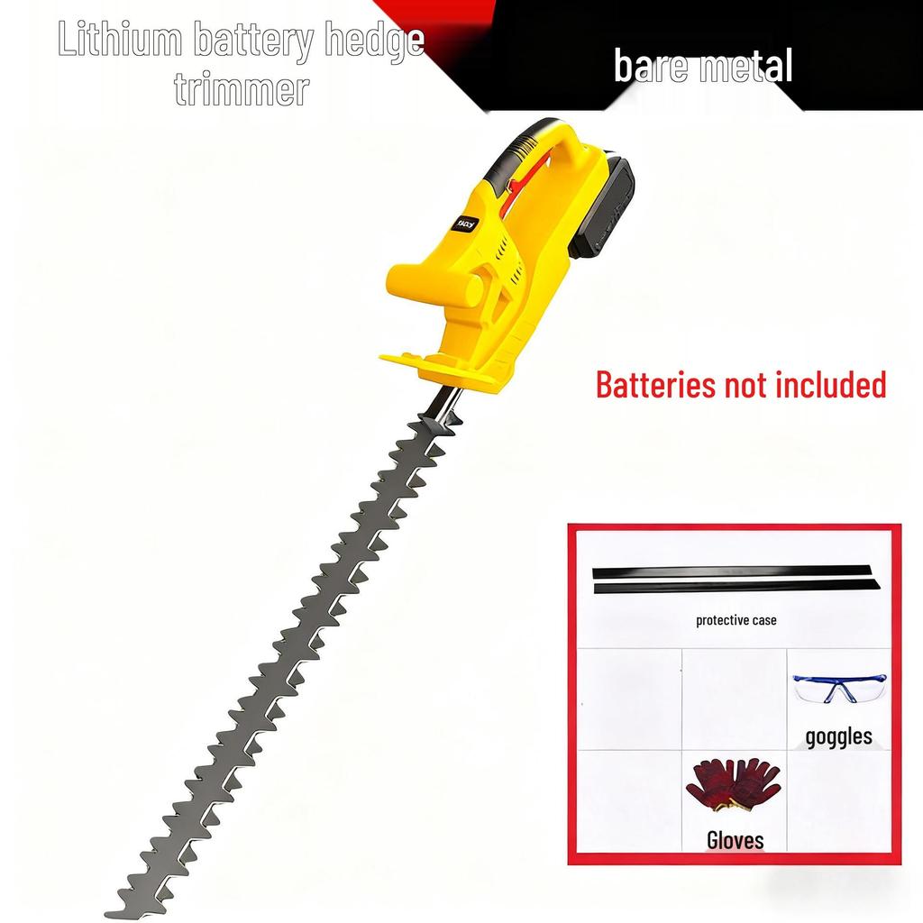 Podador de Sebes a Bateria de Lítio Sem Fio: Podador Elétrico Portátil para Jardim, Vegetação, Árvores de Chá e Manutenção de Folhas.