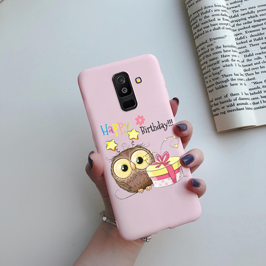 Daisy Flower Phone Case For Samsung Galaxy A6 Plus A6+ 2018 A605F Case Cover Cute Silicone Funda For Samsung A6 2018 A600F Case